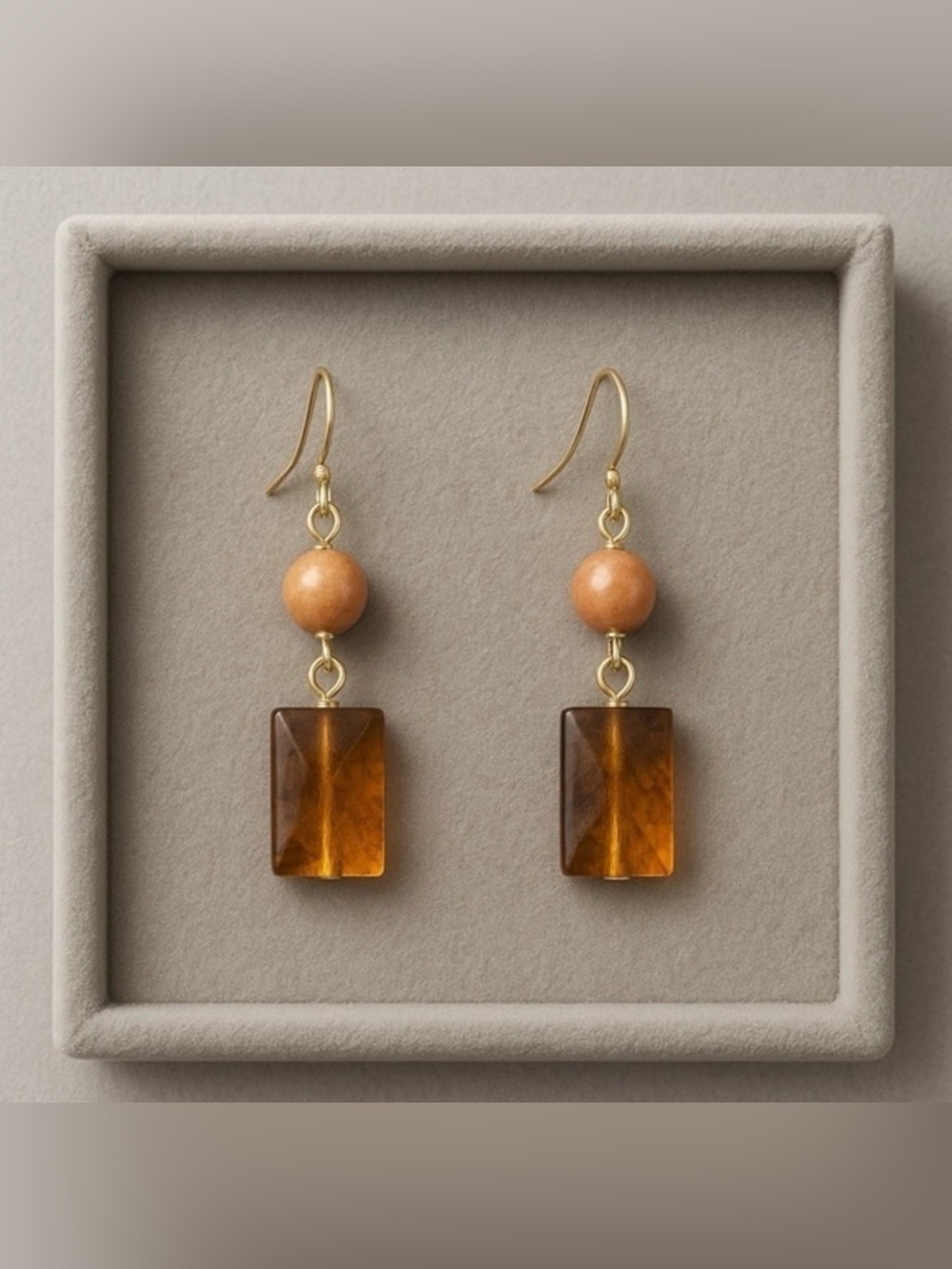 Premier Designs BISTRO Drop Earrings French Hook NWT #485
